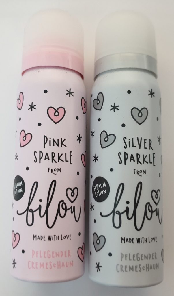 Bilou Pink Sparkle + Silver Sparkle
