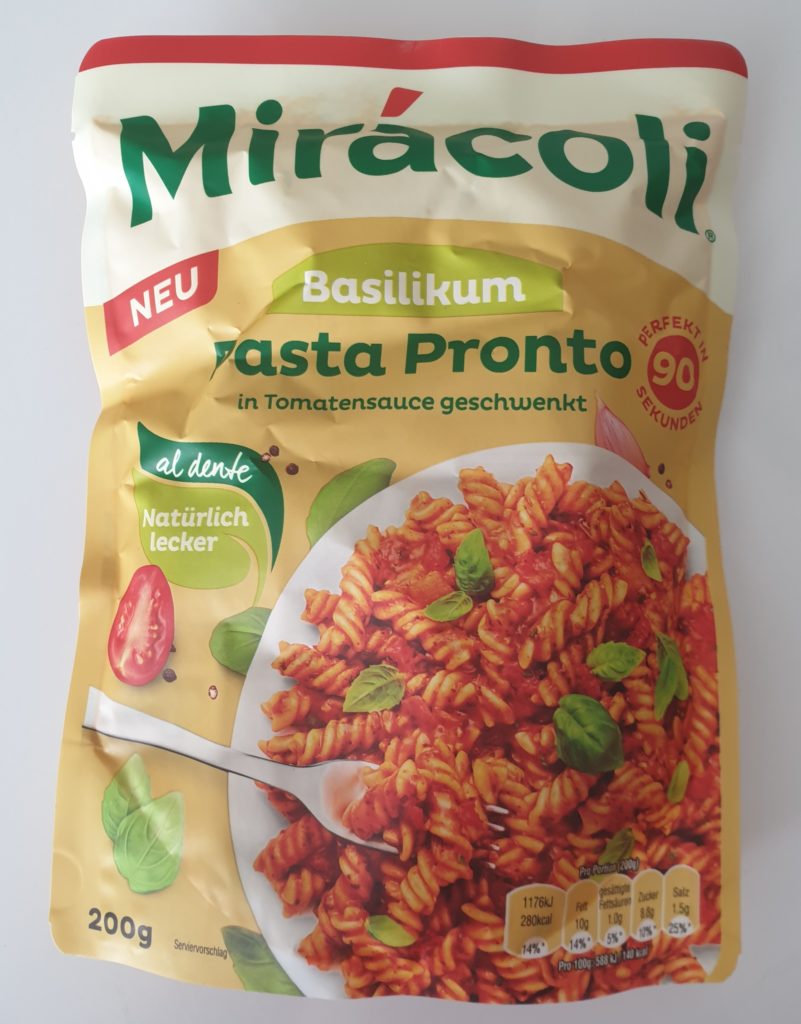 Miracoli Pasta Pronto Basilikum - 200 g - UVP 1,99 €