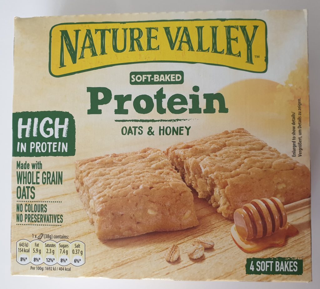 Nature Valley Soft-Baked Protein Oats & Honey - 4 x 38 g - UVP 2,99 €